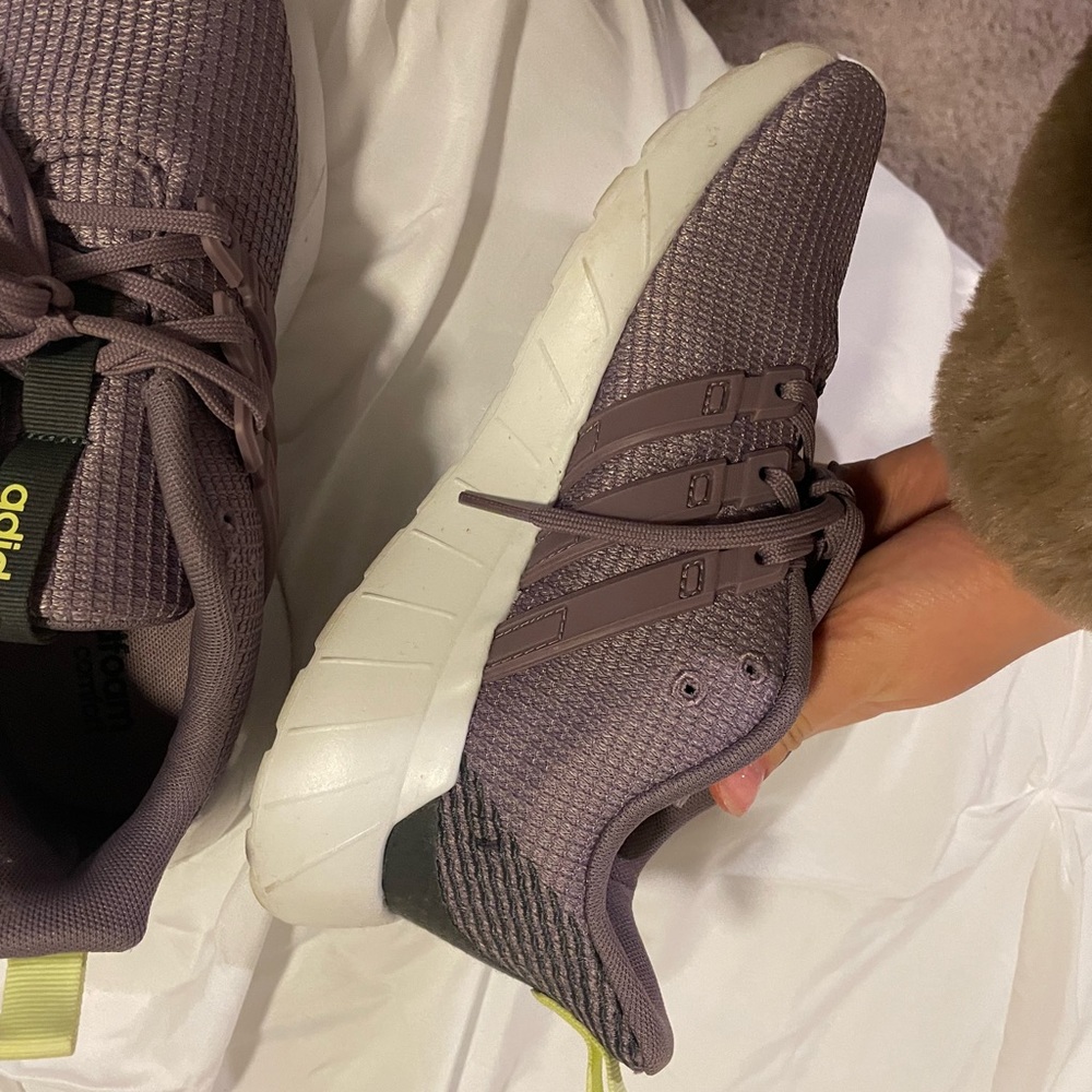 Purple Adidas Running shoes